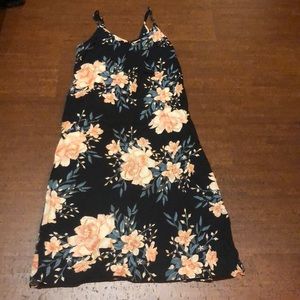 Billabong mid calf floral dress
